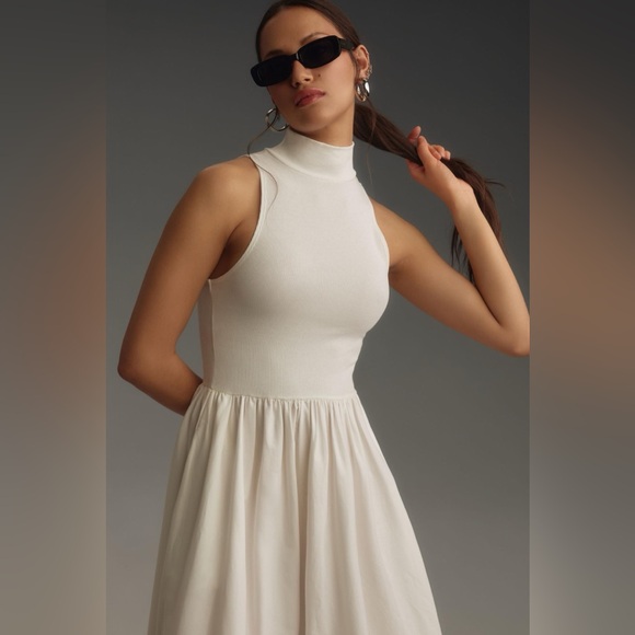 Reformation Sai Dress, Sleeveless Maxi, XS (Anthropologie) NWT White, Cream - Picture 9 of 11